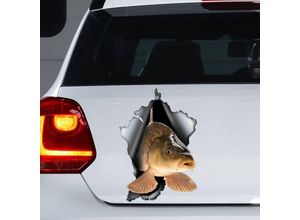 9459710299326 - Csparkv - 14x20)Karpfen Autoaufkleber Magnet Aufkleber Laptop Koffer lkw Zubehör Dekoration lustig