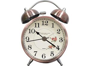 9459710334492 - Klassische Glocke Vintage Retro stiller Morgenwecker beleuchteter analoger Wecker für erwachsene Kinder Kupfer 9459710334492 - Klassische Glocke Vintage Retro stiller Morgenwecker beleuchteter analoger Wecker für erwachsene Kinder Kupfer