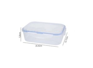 9459710422960 - Csparkv - 164 x 117 x 58 cm) 1 Stück mikrowellengeeignete transparente Obst-Aufbewahrungsbox Kunststoff-Aufbewahrungsbox auslaufsichere