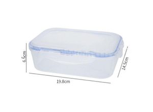 9459710422977 - Csparkv - 135 x 95 x 53 cm) 1 Stück mikrowellengeeignete transparente Obst-Aufbewahrungsbox Kunststoff-Aufbewahrungsbox auslaufsichere