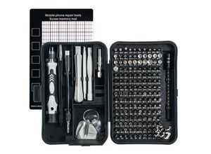 9459710447147 - Csparkv - Grau)Präzisionsschraubendreher 170-in-1-Magnetschraubendreher-Set professionelles Gerätereparaturwerkzeug für iPhone Mac pc Uhr