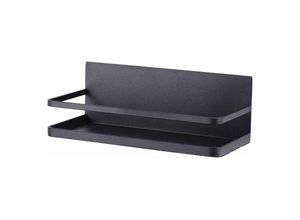 9459710494592 - Csparkv - Gewürzregal magnetisches Kühlschrankregal magnetisches Gewürzregal Kühlschrank-Organizer platzsparend 1 Stück mattschwarz