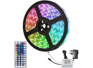 9460355640640 - 4M led Streifen Leiste set led Strip LichtBand rgb Lichterkette 30LEDs 5050SMD mit 44 Tasten Fernbedienung - rgb - Hengda