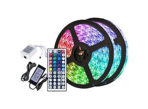 9460355640664 - 10M led Streifen Leiste set led Strip LichtBand rgb Lichterkette 30LEDs 5050SMD mit 44 Tasten Fernbedienung - rgb - Hengda