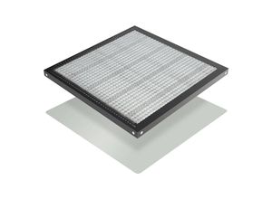 9460565003259 - Swanew - Panneau en nid dabeille Table de travail en nid dabeille laser 400x400mm nid dabeille en aluminium