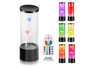 9460565011414 - Swanew - led Méduse Veilleuse Réservoir deau Lampe Lave rgb Lampe Méduse Chambre Artificielle