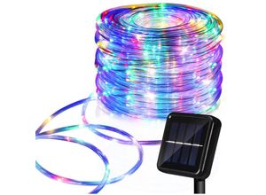 9460565042265 - Randaco - Tuyau de lumière solaire tuyau de lumière led chaîne lumineuse filet de lumière extérieure rgb 30M