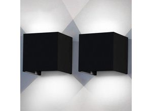 9469695529394 - Swanew - Applique murale interieur Applique murale led Lampe murale Moderne pour chambre 12W Noir Blanc Froid 2X 9469695529394 - Swanew - Applique murale interieur Applique murale led Lampe murale Moderne pour chambre 12W Noir Blanc Froid 2X