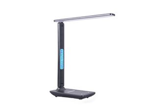 9473329595488 - Jusch - Schreibtischlampe kabelloses Ladegerät 10 w schwarz