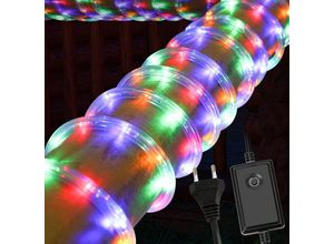 9475631346765 - Swanew - led Lichterschlauch Außen Innen Beleuchtung Lichtschlauch Lichterkette 10M rgb - rgb