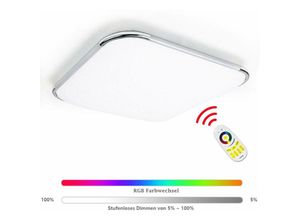 9475631402874 - 24W led Deckenleuchte Wandleuchte Fernbedienung Deckenlampe Lampe Modern rgb - Vingo