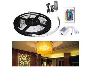 9475631408012 - Vingo - 3M led Streifen set  rgb led Stripe 5050 smd led Strip 30 LEDs led not wasserdicht(IP20) mit 24 Tasten Fernbedienung - rgb