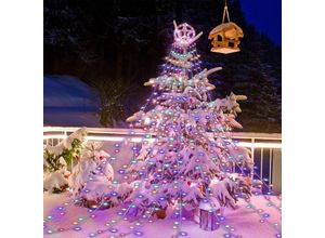 9475631411364 - Vingo - led Lichterkette Outdoor Christbaum 310 LEDs Dekobeleuchtung rgb - Weiß