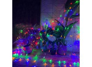 9475631456983 - Vingo - led Lichternetz Außen und Innen mit 8 Leuchtmodi Lichterkette Netz IP44 Wasserdicht für Weihnachten Halloween Garten Hochzeitsfeier rgb 2x2M