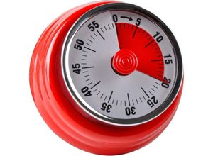 9475955137575 - Csparkv - Rot) Küchen-Timer-Erinnerung Timer verwalten 360 Grad drehbarer mechanischer Timer Koch-Countdown-Wecker magnetischer Kühlschrank zum