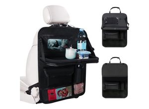 9482576790119 - Jusch - Auto-Organizer Kinder-Auto-Organizer mit Ablage und Handy- Tablet-Tasche wasserdichte Auto-Rücksitz-Organizer zur Aufbewahrung von