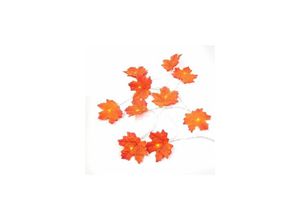 9484866008812 - Eting - Herbst-Ahornblatt-Lichterketten Ahornblatt-Lichterketten 3 AA-batteriebetriebene Lichterketten für Thanksgiving-Halloween-Dekorationen