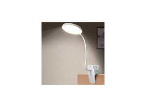 9484866009666 - Eting - Leselampe Leselampe Schreibtischlampe mit Klemme Einstellbarer Helligkeitsmodus Flexibel zum Lesen Arbeiten Reisen