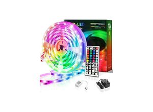 9488758719893 - Kinsi - led Stripe led Strip led- Streifen Lichtstreifen Lichterketten rgb 10M 18 Lichter M Infrarot-Fernbedienung Bareboard rgb