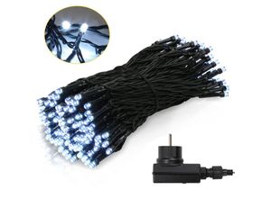 9496896025172 - Swanew - 30M led Lichterkette Weihnachtsdeko Beleuchtung IP44 Außen Innen Party Garten 8 Modi 300LEDs Kaltweiß