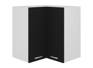 9501138679546 - Prolenta Premium - Eckhängeschrank Schwarz 57x57x60 cm - Schwarz