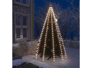 9501223667632 - Weihnachtsbaum-Lichternetz mit 300 LEDs Kaltweiß - Weiß - Prolenta Premium