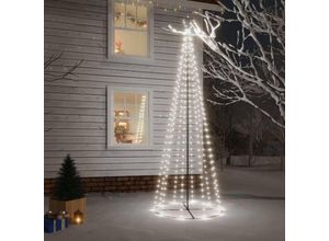 9501568975942 - Prolenta Premium - LED-Weihnachtsbaum Kegelform Kaltweiß 310 LEDs - Weiß