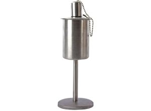 9501617299289 - Prolenta Premium - Gartenfackel Freistehend Edelstahl - Silber