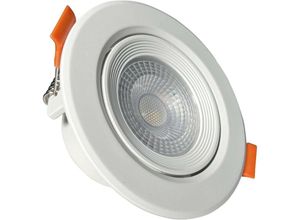 9501728858269 - Europalamp - Spot led Encastrable Rond 5W - Blanc Chaud 3000K