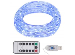 9502197552320 - Prolenta Premium - LED-Lichterkette mit 150 LEDs Blau 15 m