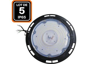 9502455646990 - Europalamp - 5 Stück high bay ufo 100W IP65 Kaltweiss 6000K