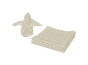 9502579954285 - Prolenta Premium - Dinner-Servietten 50 Stk Creme 50x50 cm - Creme