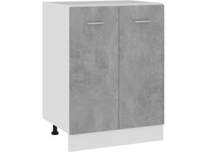 9503194264636 - Prolenta Premium - Unterschrank Betongrau 60x46x815 cm - Grau