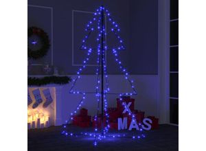 9503348721497 - Weihnachtsbaum in Kegelform 200 LEDs Indoor - Blau - Prolenta Premium