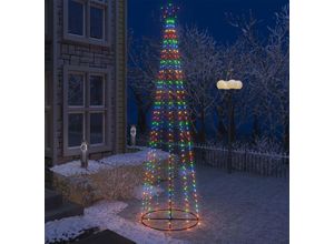 9503432772510 - Prolenta Premium - Weihnachtsbaum in Kegelform 400 LEDs Bunt - Mehrfarbig