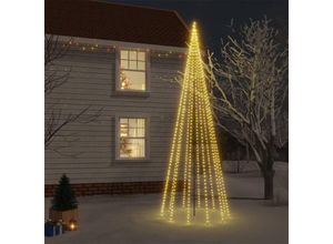 9503679415324 - Prolenta Premium - LED-Weihnachtsbaum mit Erdnägeln Warmweiß 732 - Weiß