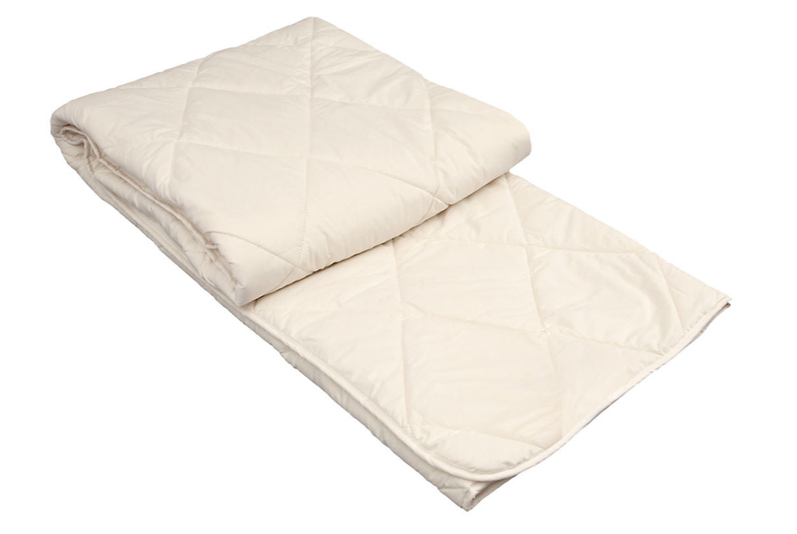 9503755851473 - Wolldecke All Seasons 135 x 200 cm - Natürlicher Komfort in neutralem Weiß