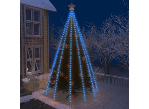 9503889321798 - Prolenta Premium - Weihnachtsbaum-Beleuchtung 500 LEDs Blau 500 cm - Blau