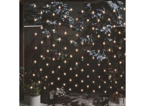 9503937989222 - Prolenta Premium - LED-Lichternetz Warmweiß 3x2 m 204 LEDs Indoor - Weiß