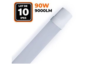 9504565976448 - 10er-Pack Led-Lichtleisten 90w 9000lm 150cm Wasserdicht Ip65