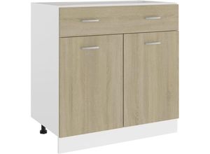 9504644584250 - Prolenta Premium - Schubunterschrank So Eiche - Braun