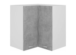 9505269476289 - Prolenta Premium - Eckhängeschrank Betongrau 57x57x60 cm - Grau