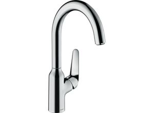 9505711377829 - Caesaroo - Einhebelmischer für Küchenspüle aus verchromtem Messing - Hansgrohe Focus