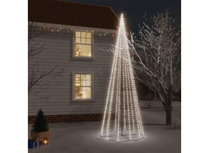 9505899141830 - Prolenta Premium - LED-Weihnachtsbaum Kegelform Kaltweiß 732 LEDs - Weiß