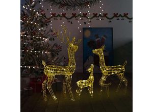 9506177548440 - Prolenta Premium LED-Rentier-Familie WeihnachtsdProlenta Premium