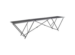 9506417212681 - Tapeziertisch Klappbar mdf und Aluminium - Schwarz - Prolenta Premium