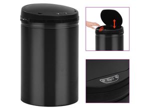 9507783478480 - Automatischer Sensor-Mülleimer 30 l - Schwarz - Prolenta Premium