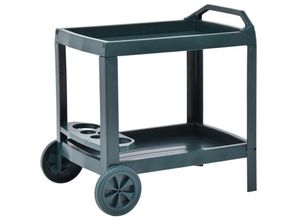 9507972143168 - Prolenta Premium - Getränkewagen Grün 69×53×72 cm Kunststoff - Grün