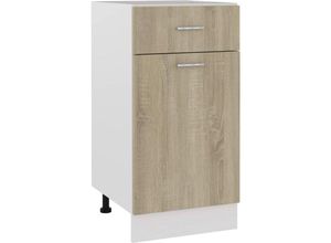 9508383677341 - Prolenta Premium Schubunterschrank SoProlenta Premium-Eiche - Braun