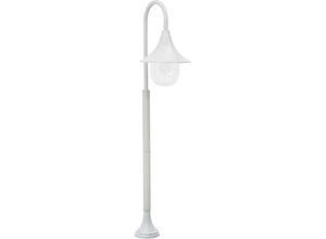 9508543773845 - Prolenta Premium - Garten-Pollerleuchte E27 120 cm Aluminium Weiß - Weiß